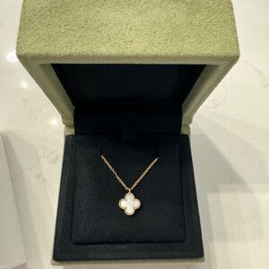 Van Cleef Sweet Alhambra Yellow Gold Mother of Pearl